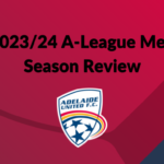 Adelaide United 23/24 Season Review. Photo: Adelaide United. Design: Round Ball Australia