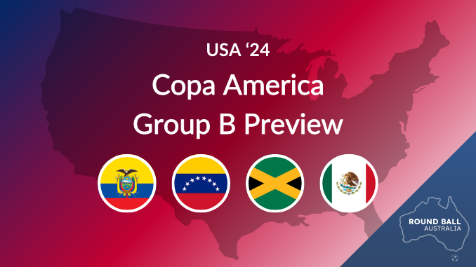 Copa America 2024 Group B Preview. Design: Round Ball Australia