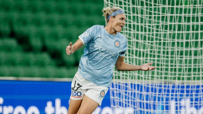 Hannah Wilkinson in action for Melbourne City. Photo: Supplied by Melbourne City.