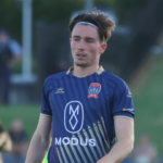 Clayton Taylor warming up for Newcastle Jets. Photo: Texi Smith