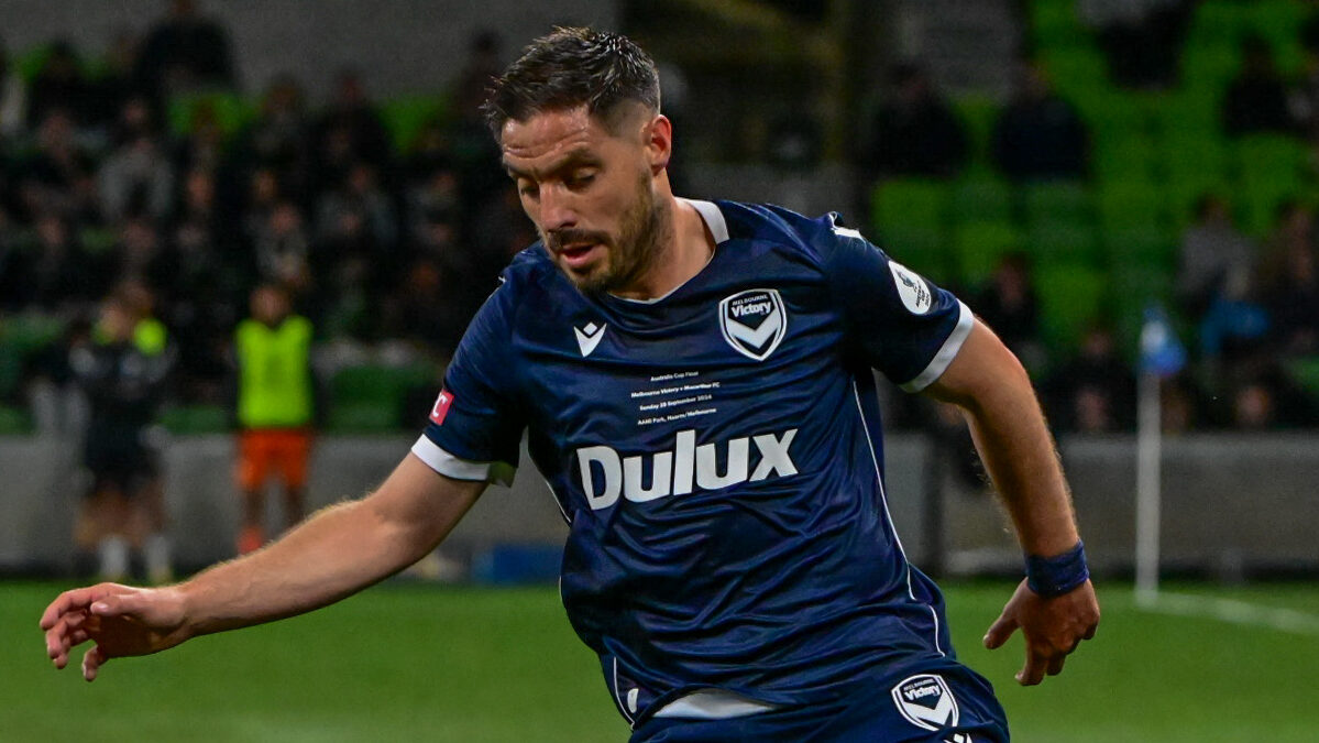 Bruno Fornaroli was a substitute in the Australia Cup Final, but started against the Mariners in round one. Photo: Marcus Robertson / Round Ball Australia.