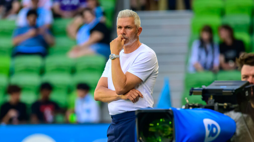 Steve Corica won A-League silverware with a second club. Photo: Marcus Robertson / Round Ball Australia.