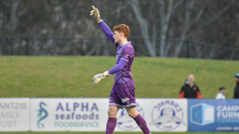Heidelberg United goalkeeper Ryan Govan. Photo Credit: Adrian Geremia/HUFC